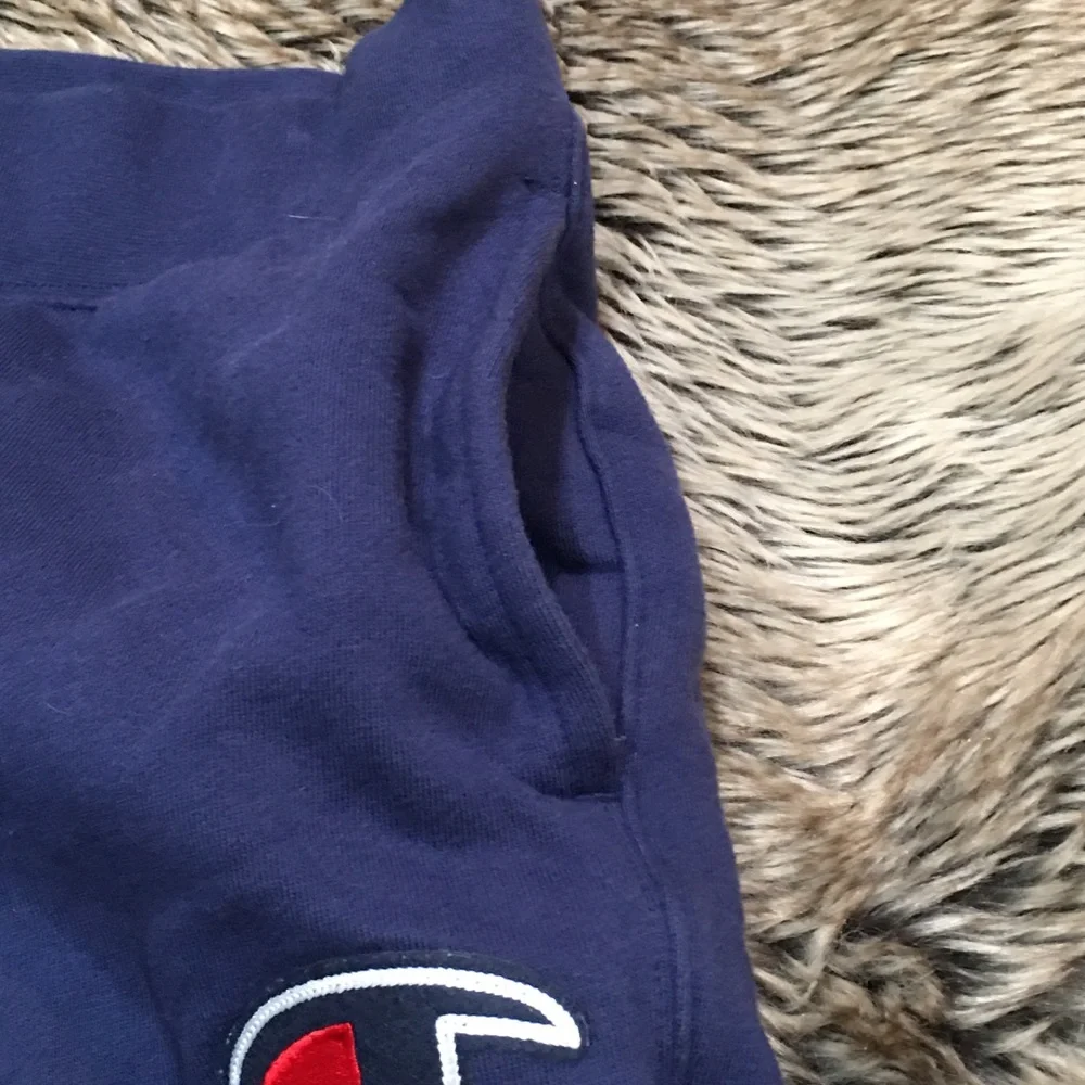 Champion Big C Logo Blue Joggers Authentic Athletic Wear *Size XL*